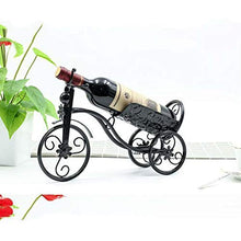 Titolare Ferro Battuto Vino/Porta Bici Forma Della Bottiglia Singola Holder Controsoffitto Vino Decorazioni Domestiche Piccolo Wine Rack, Per I Vini Di Archiviazione,Nero