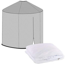 Infactory Zanzariera Ombrello: Zanzariera per ombrelloni, 330 x 250 cm, Maglia 220, Bianca (Zanzariera Supporto per ombrellone)