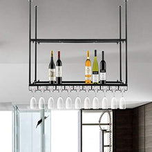 YWYW Creativo in Ferro battuto KTV Bar Portabottiglie per Vino Casa Creativamente Appeso Portabottiglie (Dimensioni: L120 * W35CM)