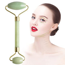 ASFD Face Jade Stone Massage Health Care Massage Massaggiatore di Bellezza Natural Jade Green