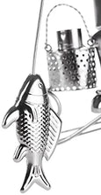 Brubaker Portabottiglie per Vino Pescatore - Deco-Oggetto in Metallo - con Biglietto di Auguri per Regalo Vino