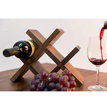 BLMDX Vino rack in legno massello vino rack moda vino cremagliera cremagliera griglia cremagliera vino croce rack casa ristorante vino display stand colore noce