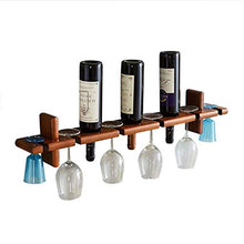 LXD Wine Rack, a parete vino rack/murale Parete Rack/semplice di legno solido creativa parete/parete domestica Vino cremagliera Wine Glass