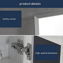 Specchio Bagno Rettangolare con Mensola, Armadio A Specchio per Il Bagno 1000×13×70 cm,Armadio A Specchio A Tre Ante