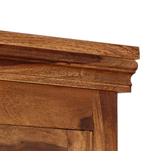 vidaXL Credenza Madia Armadietto Mobile Consolle Mobiletto Dispensa Vetrina Arredo Soggiorno Armadio Arredamento Legno Massello di Sheesham