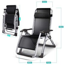 SHUAIIJUAN Sedia per il tempo libero domestico Lettini con Blue Cuscino Patio Sdraio da spiaggia, sedie pieghevoli regolabili sdraiata con Porta bicchiere for campeggio esterno Beach Deck Max.330lb
