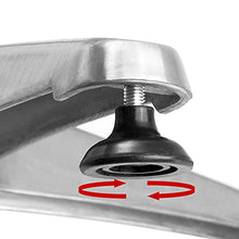 Deuba Tavolo Alto da Bar Alluminio Ø60cm Altezza Regolabile 70cm/115cm Tavolino Bistro Esterno Feste