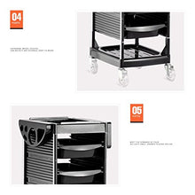 YIN YIN Carrello per Ripiani Carrello - Carrello per Parrucchiere Carrello per Parrucchiere Portautensili per Macchina per Parrucchiere Porta per ostriche Tinto in Forno Carrello a rulli