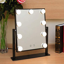 LBWARMB Trucco Specchio con luci Specchio per Il Trucco 360 e degrado da Tavolo Specchio cosmetico LED Trucco Illuminato con schermata Touch Screen per Il comò da Bagno
