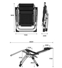 LLSS Lettini Prendisole Zero Gravity Sedia a Sdraio per Patio Sedia reclinabile Arden Sedia Pieghevole per Esterni Sedia a Dondolo Portatile Supporta 200Kg
