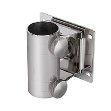 Alomejor pesca in acciaio INOX scatola porta ombrello, alta resistenza regolabile ombrello staffa supporto base