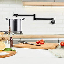TTLIFE Rubinetto da Cucina Ottone senza piombo Rubinetto pieghevole Rotazione di 360 ° Rubinetto pieghevole a parete Bocca girevole e abbattibile