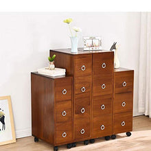 TXXM, cassettiera con cuciture e cassetti, in legno massello, per bagno, cucina, colore: bianco, dimensioni: 20 cm