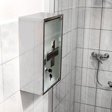 Relaxdays Armadietto Pronto Soccorso, Cassetta Medica, 3 Scomparti, Kit Medicinali, da Muro, 50,5x30x18 cm, Argentato, Argento, 1 pz