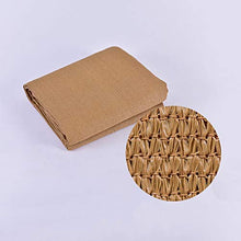 MAIZ Velas de Sombra Telas para Toldos Parasole Sail rettangolo UV Impermeabile Block for Il Giardino Esterno Patio Balcone dello Schermo di segretezza Balcone Copertura HDPE, Crema (Size : 4M*4M)