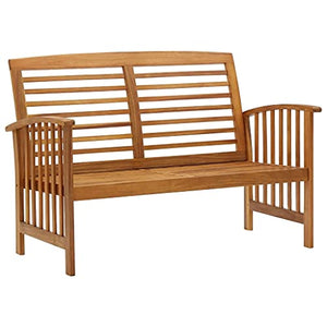 vidaXL Panchina da Giardino 119 cm in Legno Massello d'Acacia