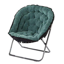 XUSHEN-HU - Sedia pieghevole per casa, per interni, per il tempo libero, sgabello per adulti, pieghevole, con luna, rimovibile, per campeggio, colore: verde, dimensioni: 70 x 70 x 90 cm