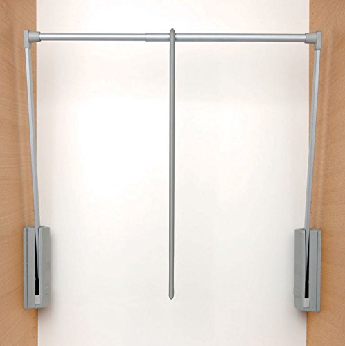 Servetto Appendiabito saliscendi Grigio per Armadio Originale cm 77-120