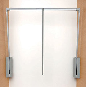 Servetto Appendiabito saliscendi Grigio per Armadio Originale cm 77-120
