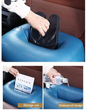 Lettino da viaggio Letto gonfiabile multifunzionale auto materasso gonfiabile doppio protezione deflettore SUV aria materasso for Cars- aria materasso for Viaggiare in auto 5-21 ( Color : Blue )