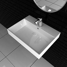 Lavabo in ceramica con rubinetto Hansgrohe I set completo di rubinetto per lavabo, design senza tempo per il bagno degli ospiti soluzione WC