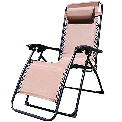 Sedia A Sdraio Da Giardino Pieghevole, Lettino Prendisole E Per Il Relax,Poggiatesta Regolabile E Staccabile, Sedia A Sdraio Pieghevole Zero Gravity Da Esterno, Portata 150 Kg