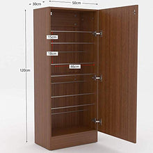 MYYINGELE Piccolo Specchio Scarpiera   Corridoio Armadio Magazzino Organizzatore   Calzatura Cremagliera del banco   Alto Diritto Legno Unitࠠ Oak   120 Centimetri