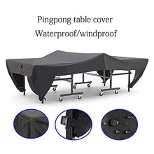 BASA Copertura per Tavolo da Ping Pong, Antipolvere, Impermeabile, Anti-ultravioletto, Realizzato in Tessuto Oxford, Facile da Pulire 280 * 153 * 73 cm（Grigio）
