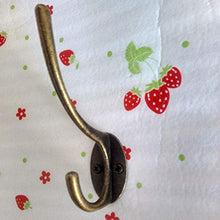 PietyPet 25 Pezzi Ganci Appendiabiti Doppio Polo Accappatoio Gancio Rustico Gancio Asciugamano Gancio retrò Appendiabiti a Parete Gancio per Cappelli Cappelli Abbigliamento Retro