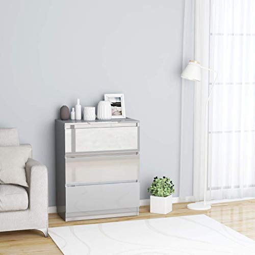XHCP Credenza, Comodino, Comodino, Divano Letto, Mobile Laterale per Soggiorno Camera da Letto Camera da Letto Sonoma Rovere 60x35x76 cm truciolare