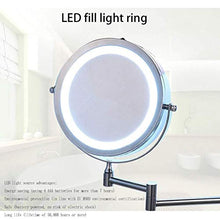 Specchio per Il Trucco Parete Specchio Trucco Parete 7 Pollici Illuminato Vanity Specchio di Trucco 5X ingrandimento qualità LED Specchio da Toilette