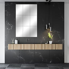 Toyyevr 10 Fogli Pellicola a Specchio Adesivo Murale Specchi autoadesivi DIY Adesivo Decorative Wall Stickers Adatto per finestre e Porte a Muro di Piastrelle da Bagno Interne ECC 15 x 23 cm