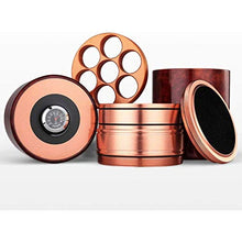 XZJJZ Portatile da Viaggio in Pelle Cigar Humidor - Wearable e sigillabile Portable Desktop Cedar Legno ricoperto Humidor