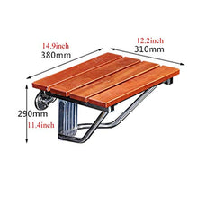 Z-SEAT Sgabello da Bagno Sgabello da Bagno in Legno massello Sgabello da Bagno Pieghevole può sopportare 160 kg Materiale di Protezione Ambientale Bagno Antiscivolo