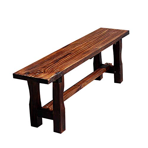 LXLH Panca da Giardino Panca da Giardino a 3 posti per terrazza da Giardino panchine da Esterno, sedili a doghe in Legno massello anticorrosivo per Tutte Le Stagioni, Tavolo da Pranzo in Legno ma