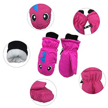 Congci Guanti Caldi, Guanti da Sci per Bambini ， 1 Paio di Guanti per Bambini per Bambini Invernali, Ragazzi, Ragazze, Guanti da Sci Antivento Impermeabili per Esterni