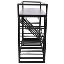 Cassetta per vino da parete in stile industriale con un porta bicchiere in basso, facile da montare, molto adatto per gli amanti del vino e può essere utilizzato in case e torce.