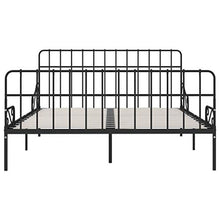 SKM Giroletto con Doghe Nero in Metallo 200x200 cm (30kg)