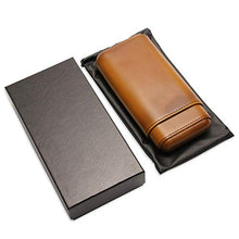 Cigar Humidor, Portatile Sigaro Holster Caso del Pacchetto del Sigaro di Legno 3 Cedar (185 * 85 * 35MM)