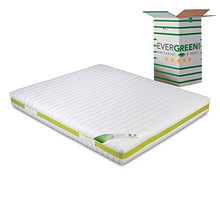 EVERGREENWEB - Fodera per Materasso Matrimoniale 160x190 Alto 18-20 cm, Rivestimento Bianco Sfoderabile con Cerniera, Coprimaterasso Imbottitura Anallergica, Fascia Traspirante, Cover Lavabile Jolly
