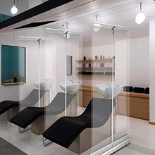 WLHER Protezione per Starnuti Trasparente Tosse Pieghevole Portatile Divisorio Facile da Installare per Ufficio Contatori Reception Counter, 80 * 200cm