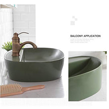 Lavandini bagno Lavelli da Bagno Lavabo Quadrato Nero Semplice Home sopra Il lavabo Lavabo Opaco (Color : Gray, Size : 49.5x37.5x11.5cm)