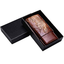 SMEJS Viaggi Cigar Humidor - Cuoio Sintetico Cigar Box Portatile Cigar Box umidificatore