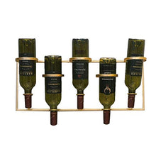 LYLY Portabottiglie Semplice Rivestimento in Ferro battuto per Vino a Parete Appeso per Bar a Domicilio Decorazione Moderna Vino Cantina Porta Vini