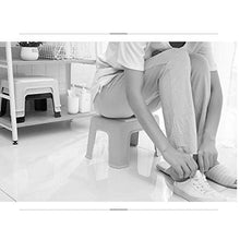 AYHa Doccia Sgabello donne incinte con disabilità Anziani Bagno Anti-Slip Sgabello fumetto di Bath bambini Sgabello domestica Stool,Nero,33 cm