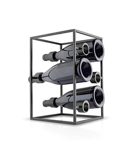 EVA SOLO Wine Cube Nordic Kitchen , Porta Bottiglie Di Vino, In Acciaio E Grigio, , Unisex