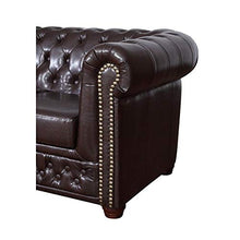 JVmoebel Chesterfield - Divano in pelle a 3 posti, 3 posti