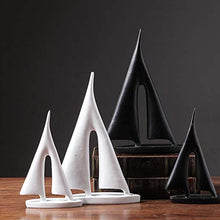 IHZ Creativi Mestieri Geometrici in Resina a Vela, Lusso Leggero e semplici Decorazioni per armadi da Vino in Bianco e Nero(Size:B)
