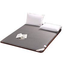 DFamily Premium Futon Materasso, tradizionale giapponese da pavimento Futon Materasso Pad dormire Tatami Tappetino Materasso da pavimento pieghevole per mamma papà marito Moglie, grigio, 180 * 200 cm