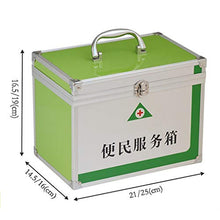 KKYY Cassetta Di Pronto Soccorso Cassetta Di Pronto Soccorso Portatile Grande Con Manico Kit Di Archiviazione Medica Per Casa, Viaggio E Posto Di Lavoro Verde （Due Dimensioni）